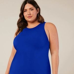 SHEIN BASICS Plus Solid Tank Dress (SOLD OUT ONLINE)